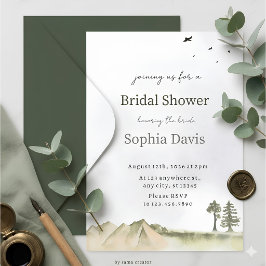 Invitación Minimal Desert Bridal Shower Invite Editable