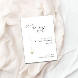 Invitación Minimal Elegant Save The Date Invitation