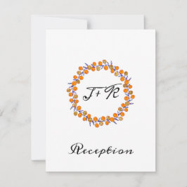 Invitación Minimalismo Blanco Boda Azul Marino Oro