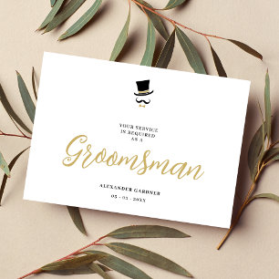 Invitación Minimalist Exquisite Gorgeous Script Groosman