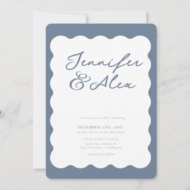 Invitación Minimalist Retro Photo Collage Wedding Invitations (Anverso)