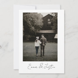 Invitación Minimalist Wedding Invitation