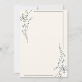 Invitación Minimalista