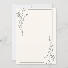 Invitación Minimalista