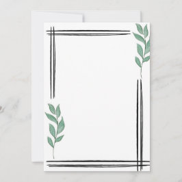Invitación Minimalista