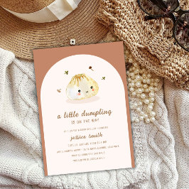 Invitación Minimalista Boho Arch Chino desmorona Baby Shower