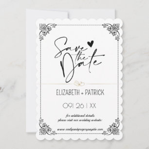 Invitación Minimalista con clase, tu foto enamorada