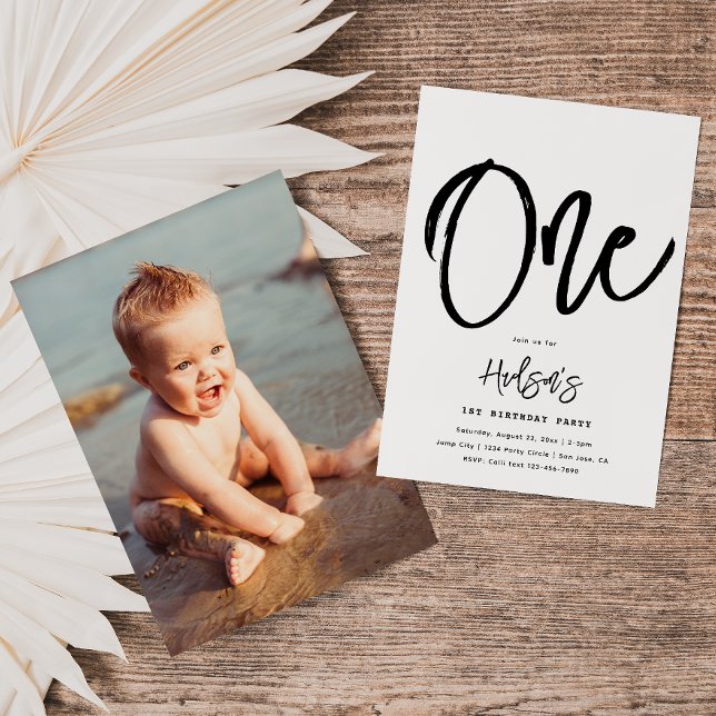 Invitación minimalista de cumpleaños | Cumpleaños  (Subido por el creador)