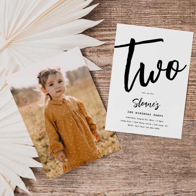 Invitación minimalista de cumpleaños | Cumpleaños  (Subido por el creador)