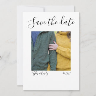 Invitación Minimalista elegante para guardar la fecha