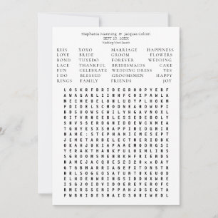 Invitación Minimalista Guardar la búsqueda de la palabra de f