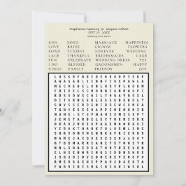 Invitación Minimalista Guardar la búsqueda de palabras de fec