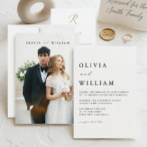 Minimalista Moderna Blanca Elegante Boda Fotográfi