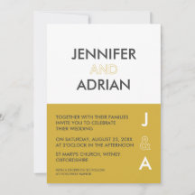 Invitación Minimalista moderna editable en color D