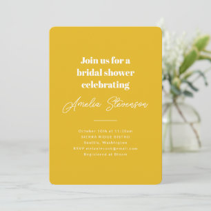 Invitación Minimalista Moderna Simple Despedida de Soltera Am