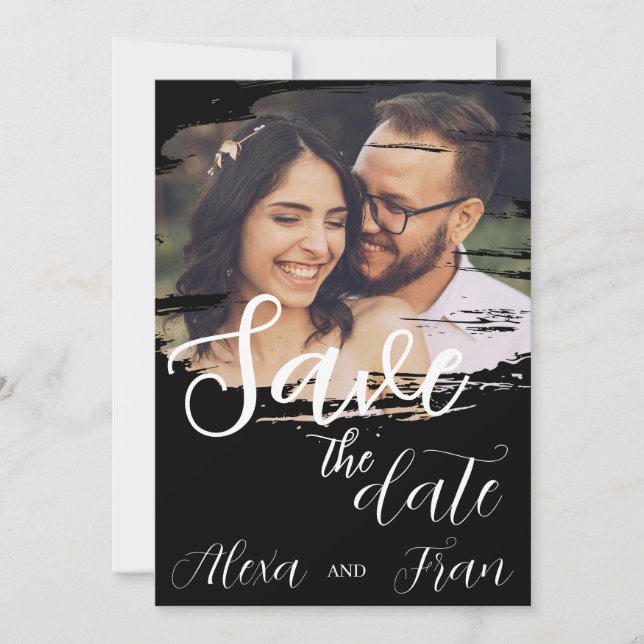 Invitación Minimalista Moderno Simple (Anverso)