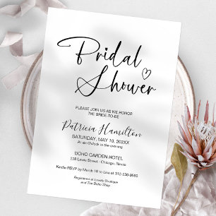 Invitación Minimalista para Despedida de Soltera