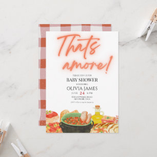 Invitación Minimalista que es una ducha de bebé más grande