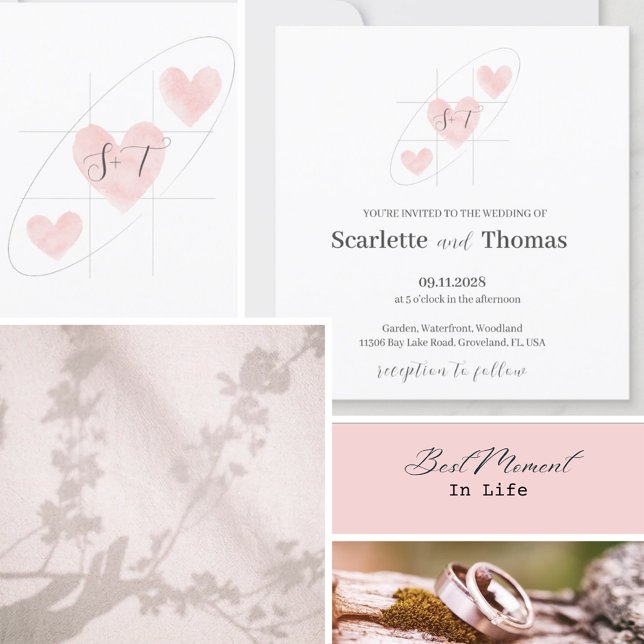 Invitación Minimalista simple y elegante (Subido por el creador)