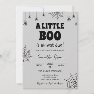 Invitación Minimalista un poco de Baby Shower
