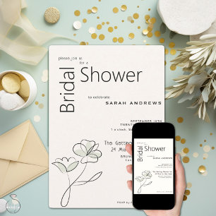 Invitación Minimalista y moderno aroma y fango