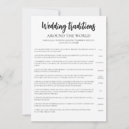 Invitación Minimalistas tradiciones Bodas juego de ducha de n