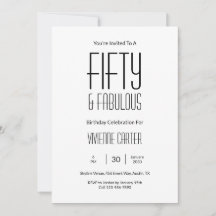 Mínimo cincuenta y fabuloso cumpleaños 50