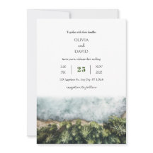 Mínimo Coastal Redwood Forest View Beach Wedding
