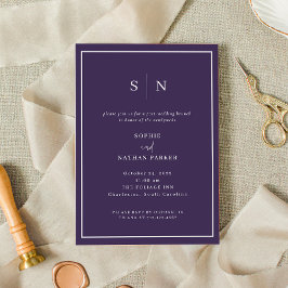 Invitación Mínimo y Moda | Elegante Brunch Post-Boda