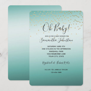 Invitación Minitonos de oro Giram