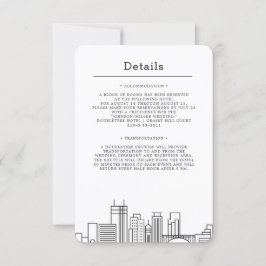 Invitación Minneapolis, Boda de Minnesota | Detalles del invi
