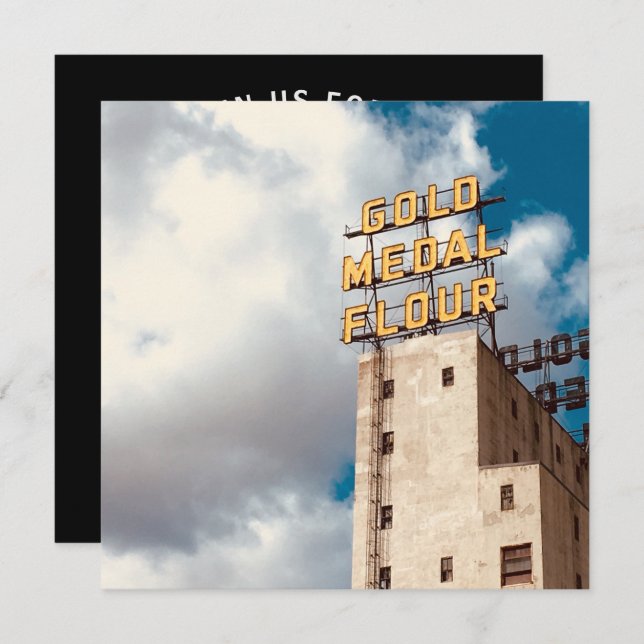 Invitación minneapolis minnesota (Anverso / Reverso)