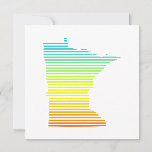 Invitación minnesota chill fade (Anverso)