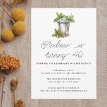 Invitación Mint Julep Horse Carreras Derby Birthday Party<br><div class="desc">Moderna Mint Julep Horse Race Derby Birthday Party Invitation con un ilustracion de acuarela de un cóctel julep de menta y un patrón de caballo de carreras en la parte trasera. Todos los elementos de texto pueden ser cambiados para que este diseño pueda ser utilizado también para otros eventos: una...</div>