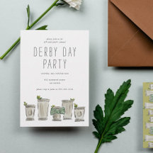 Mint Julep Horse Race Derby Day Fiesta