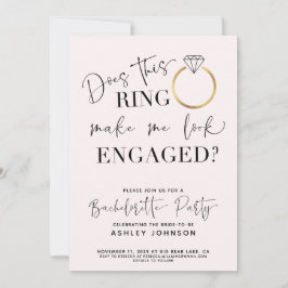 Invitación Mira el futuro comprometido Sra. Ring Bachelorette
