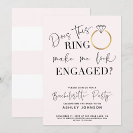 Invitación Mira el futuro comprometido Sra. Ring Bachelorette