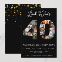 mira quién cumplió 40 años Montaje fotográfico