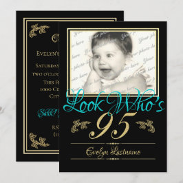 Invitación Mira quién es la foto del 95
