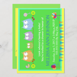 Invitación ¡Mira quién tiene un bebé!