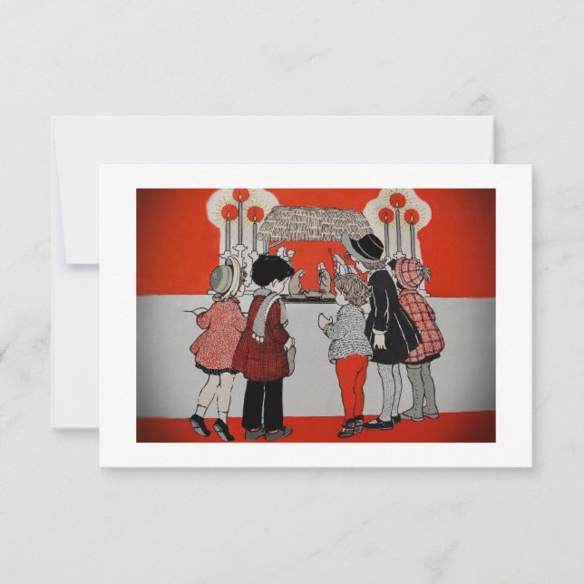 Invitación Mirando la escena del hambre (Anverso)