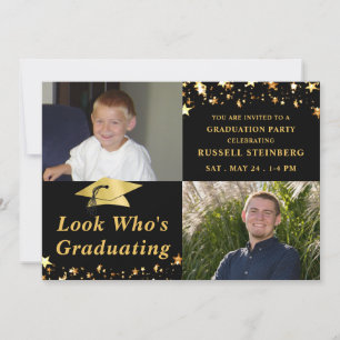 Invitación MIREN LA FOTO DE QUIÉN GRADUA LAS estrellas del or
