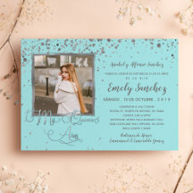 Mis Quince Anos Blue Silver Foto española de moda