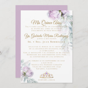 Invitación Mis quince años modernos