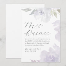 Mis Quince Floral 15 años cumpleaños Quinceañera