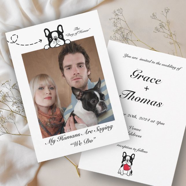 Invitación Mis seres humanos dicen que hacemos fotos de perro (Subido por el creador)
