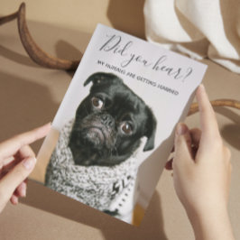 Invitación Mis seres humanos se casan con un Boda casual de f