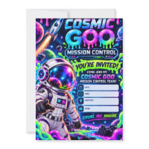 MISIÓN DE CONTROL DE COSMOS GOO CUMPLEAÑOS ESPACIO