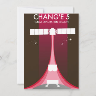 Invitación Misión de exploración lunar Chang'e 5