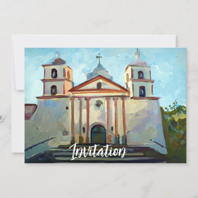 Invitación Misión de Santa Bárbara (Anverso)